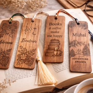 semn de carte personalizat gravat laser – text, caricatură sau logo